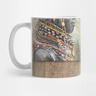 a Maasai warrior Mug